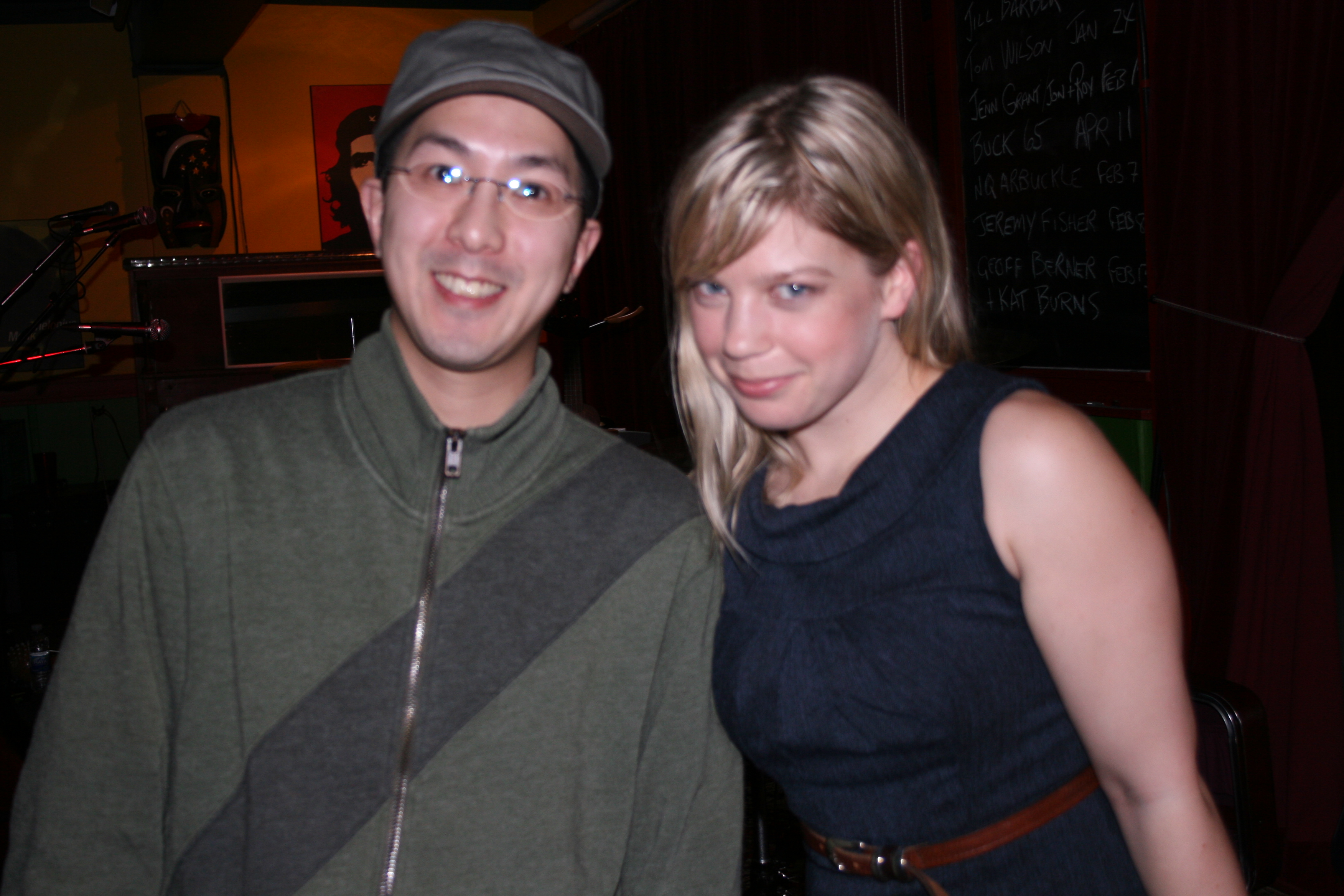 With Basia Bulat at The Black Sheep Inn on January 23, 2009