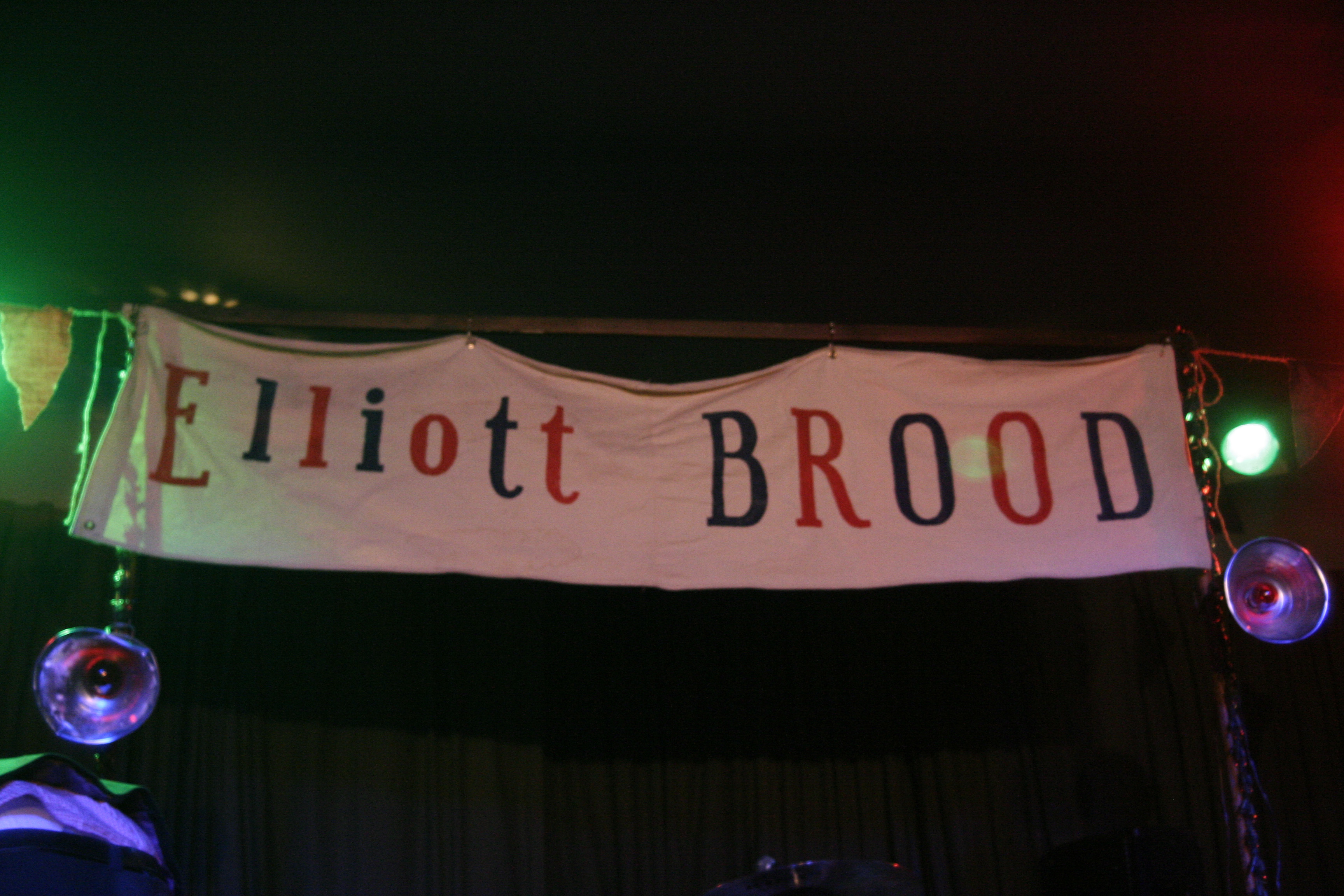 The Elliott Brood Banner at Mavericks